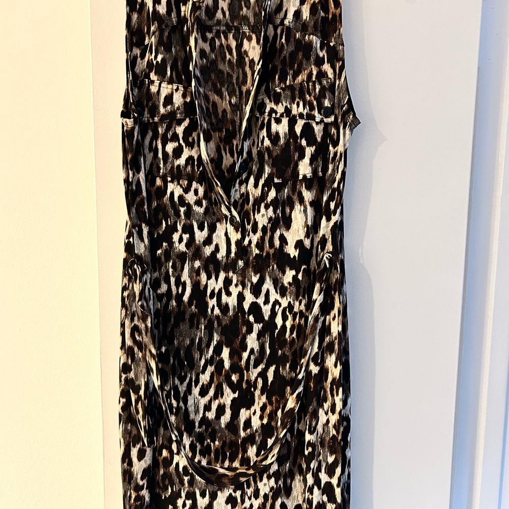 Enfocus Studio Animal Print Mini Dress